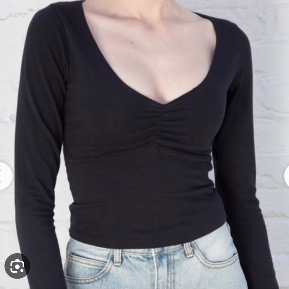 Brandy melville black Gina top